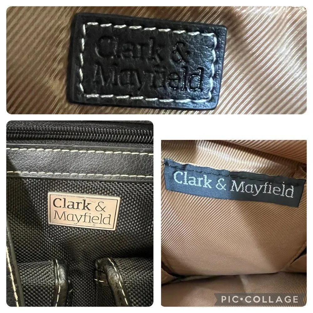 Clark & Mayfield Marquam Metro Black Laptop Tote Bag